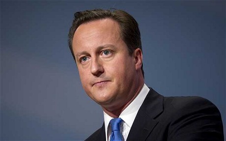 Tory leader David Cameron